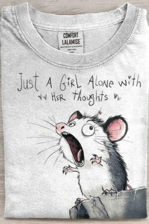 Funny Art Print Casual T-Shirt Unique Graphic Tee For Art Lovers